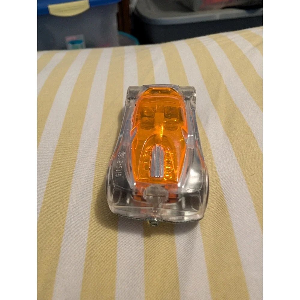 Hot Wheels Orange and Clear Nitrium Diecast Car 1:64 Scale G8118 G43 Thailand